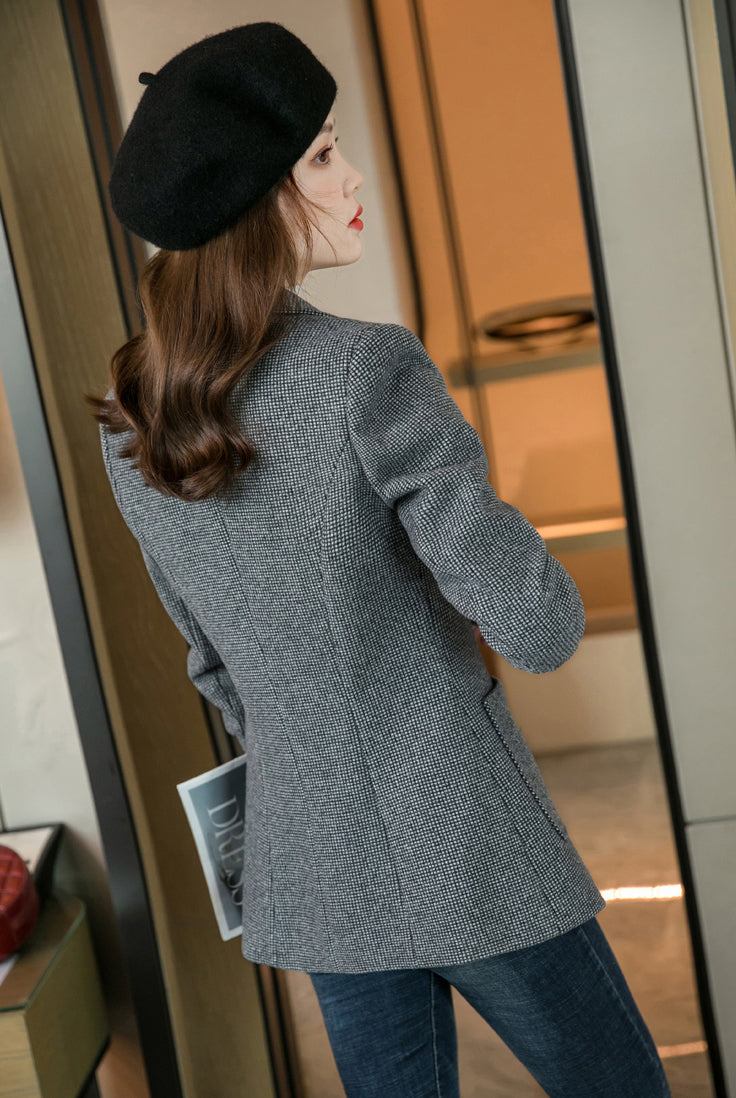 Autumn And Winter Collection-Suit Jacket For Women