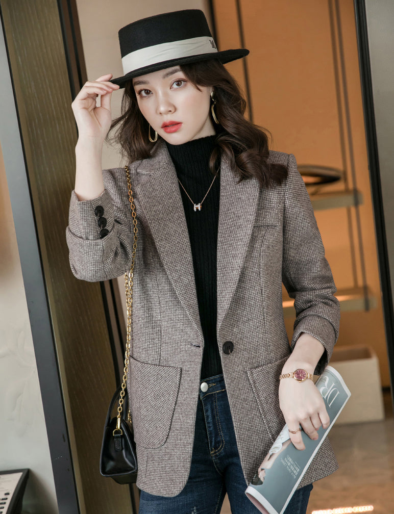 Autumn And Winter Collection-Suit Jacket For Women