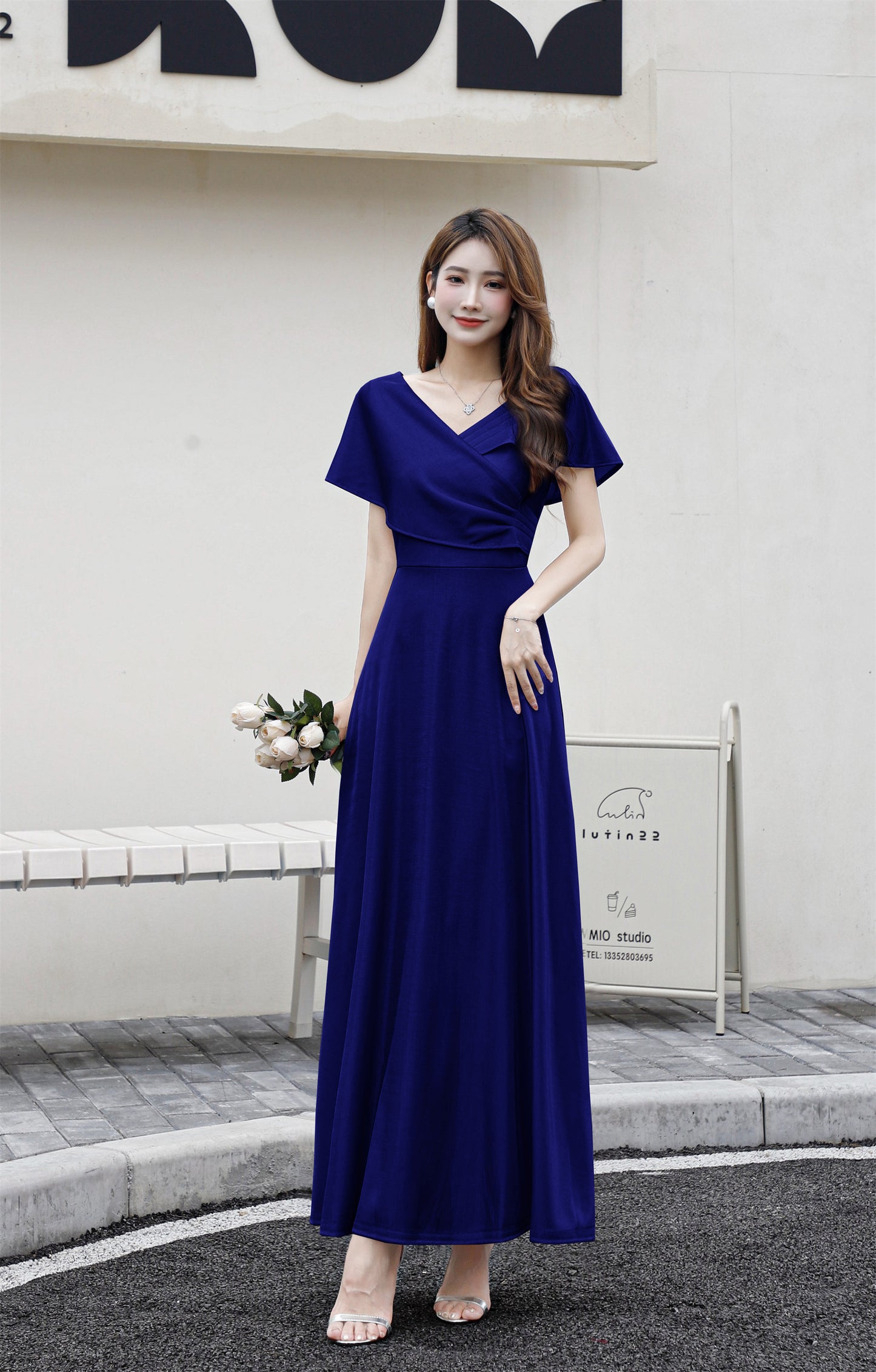 V-neck Goddess Style Sweet And Spicy Dress