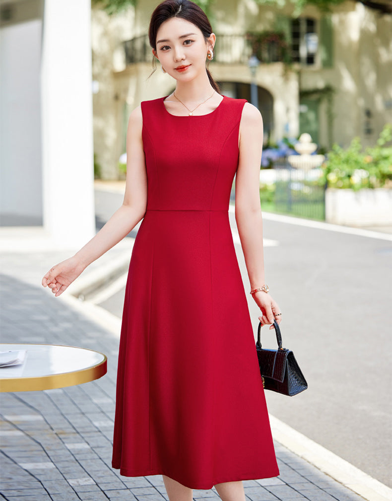 Goddess Style OL Mid-length Professional Dress