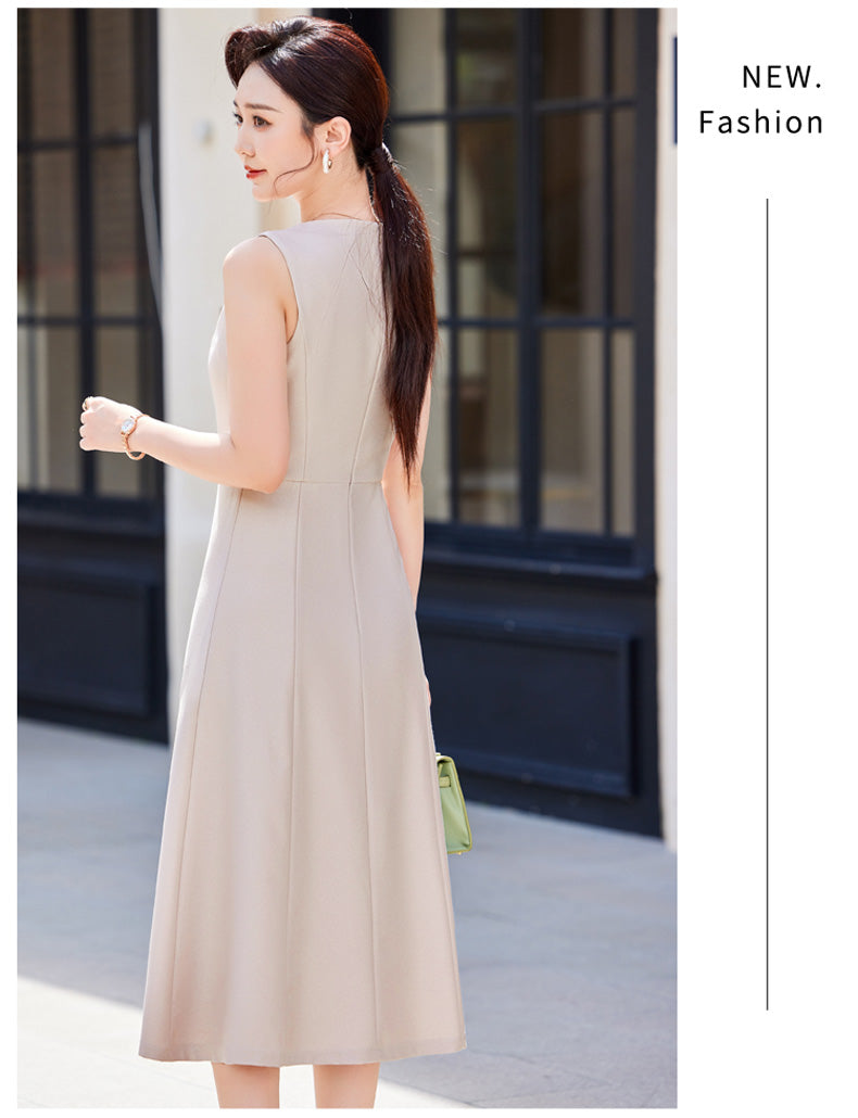 Goddess Style OL Mid-length Professional Dress