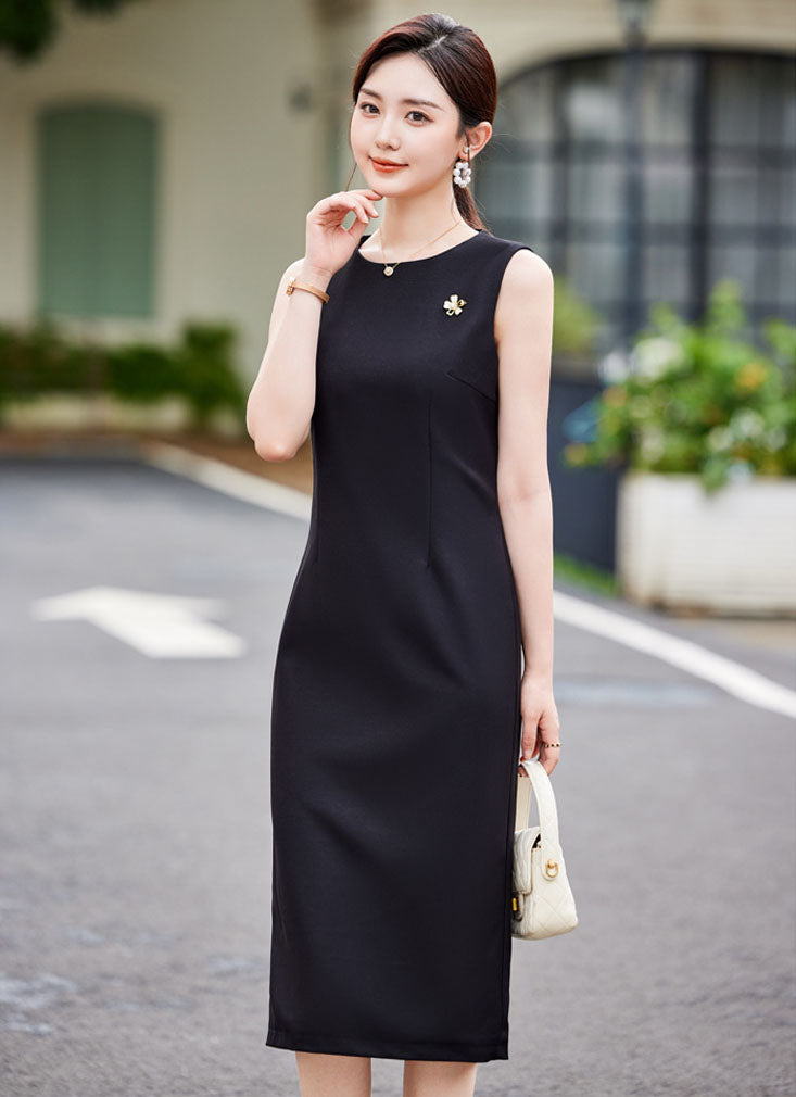 Sleeveless Mid-length Office Wear Dress