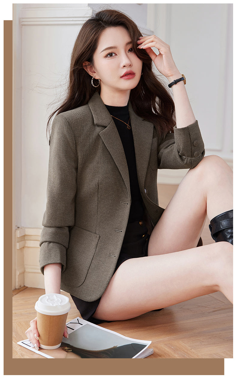 Autumn Goddess Style Short Suit Jacket For Women