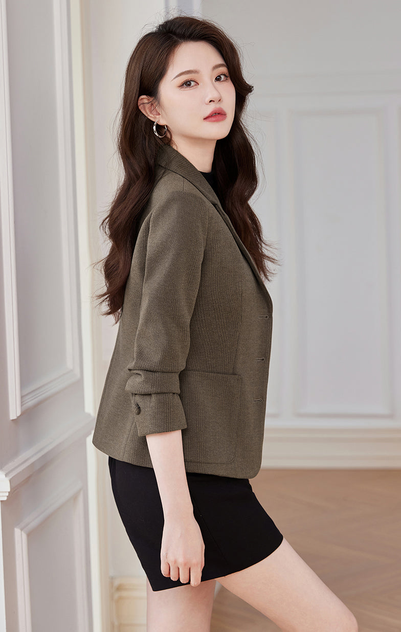 Autumn Goddess Style Short Suit Jacket For Women