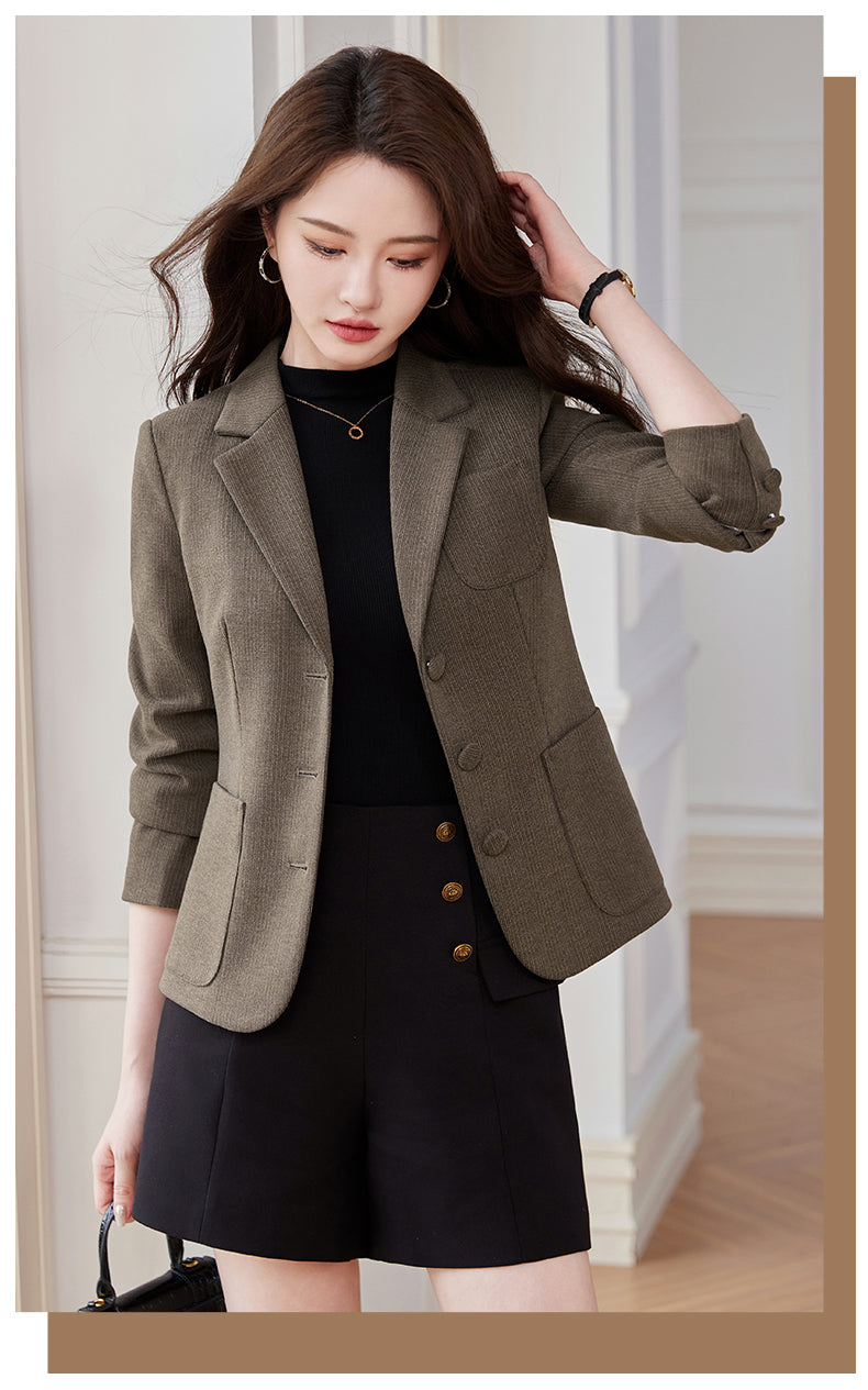 Autumn Goddess Style Short Suit Jacket For Women