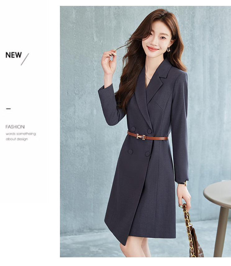 Suit Collar Office Wear Dress