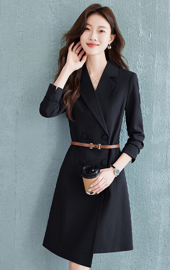 Suit Collar Office Wear Dress