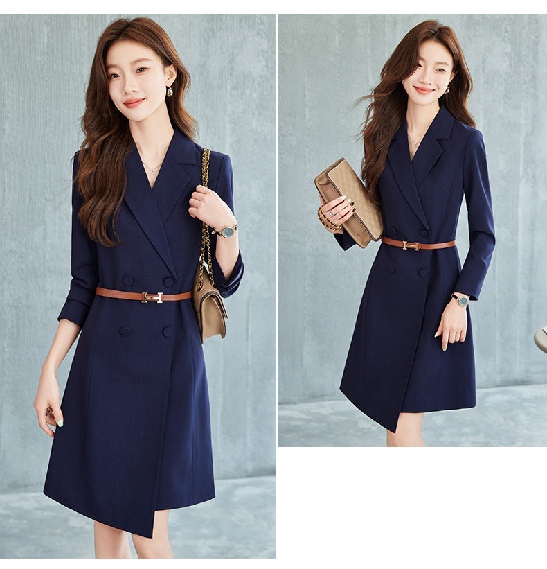 Suit Collar Office Wear Dress