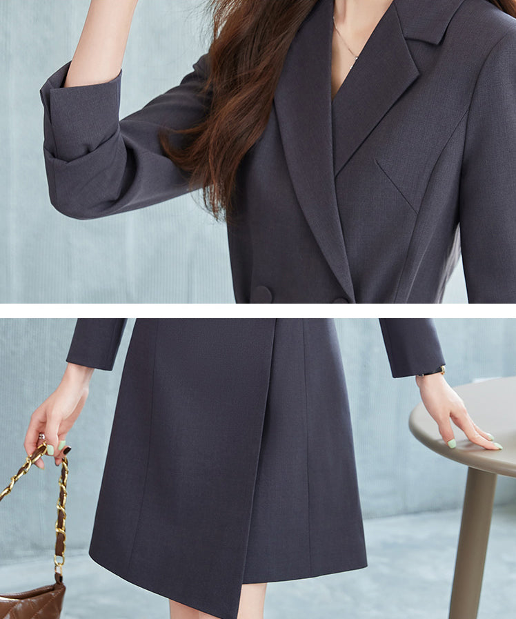 Suit Collar Office Wear Dress