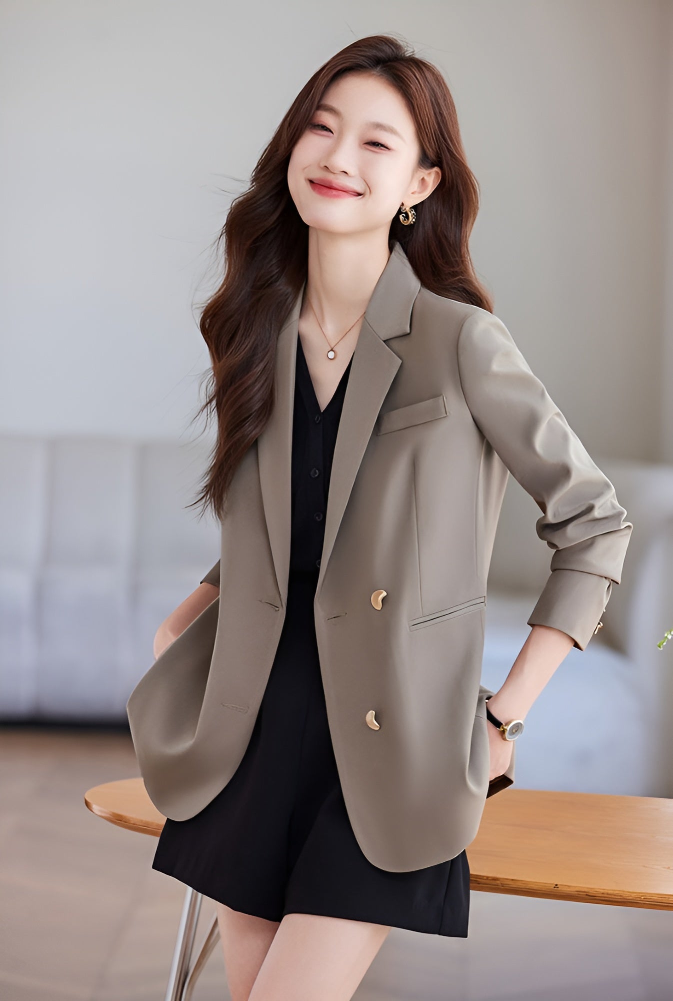 High-end Fashion Suit Jacket For Women