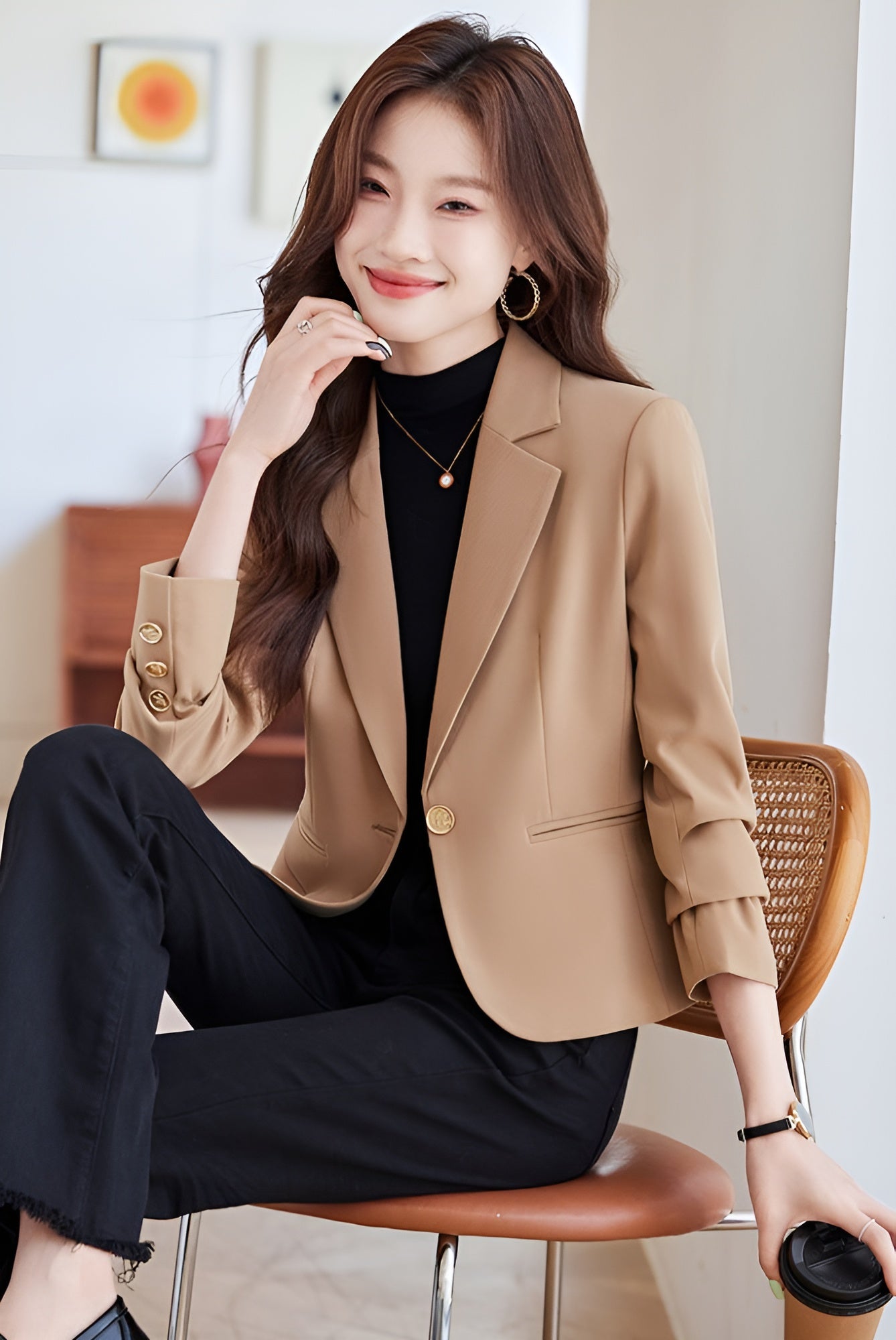 High-end Fashion Short Suit Jacket For Women