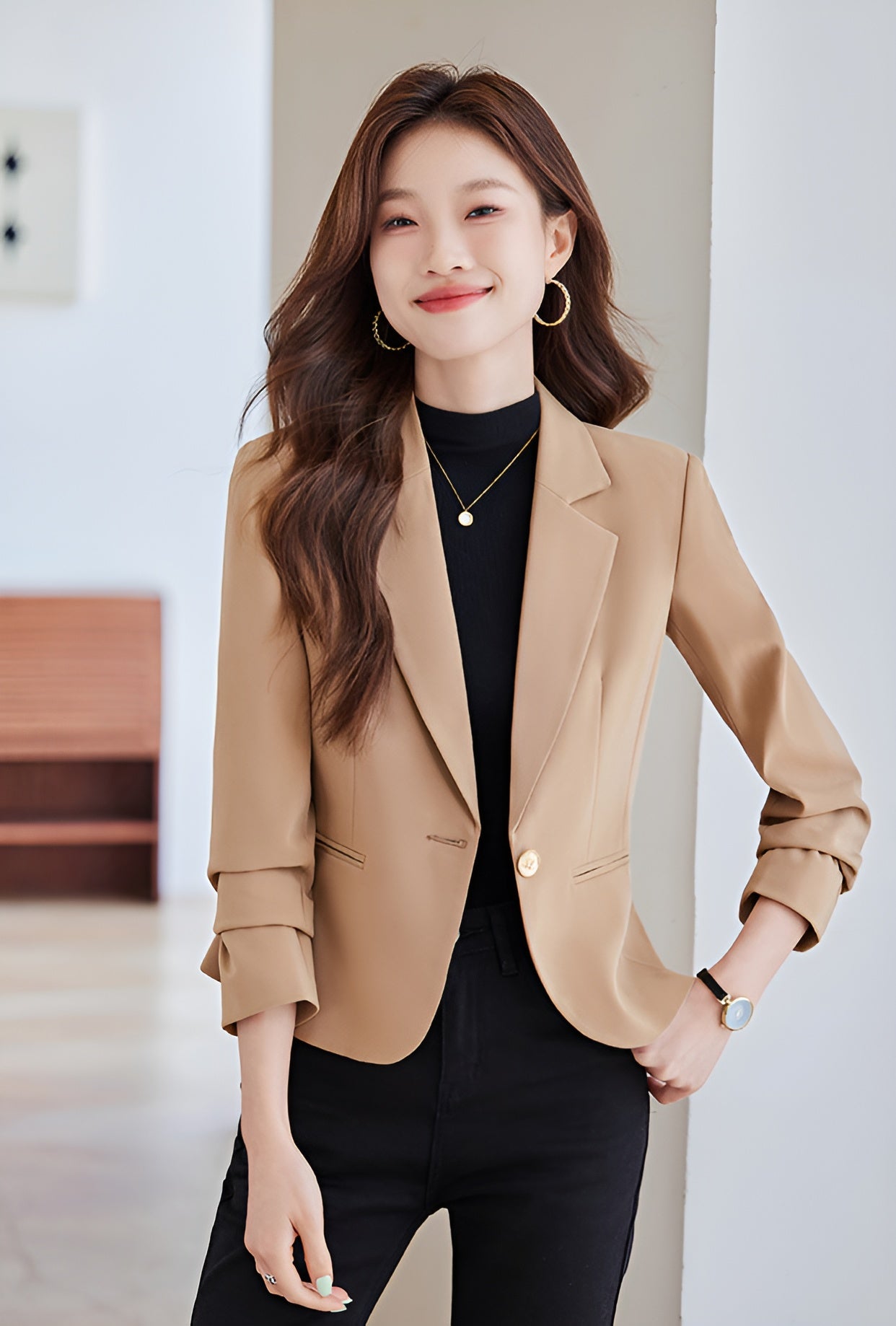 High-end Fashion Short Suit Jacket For Women