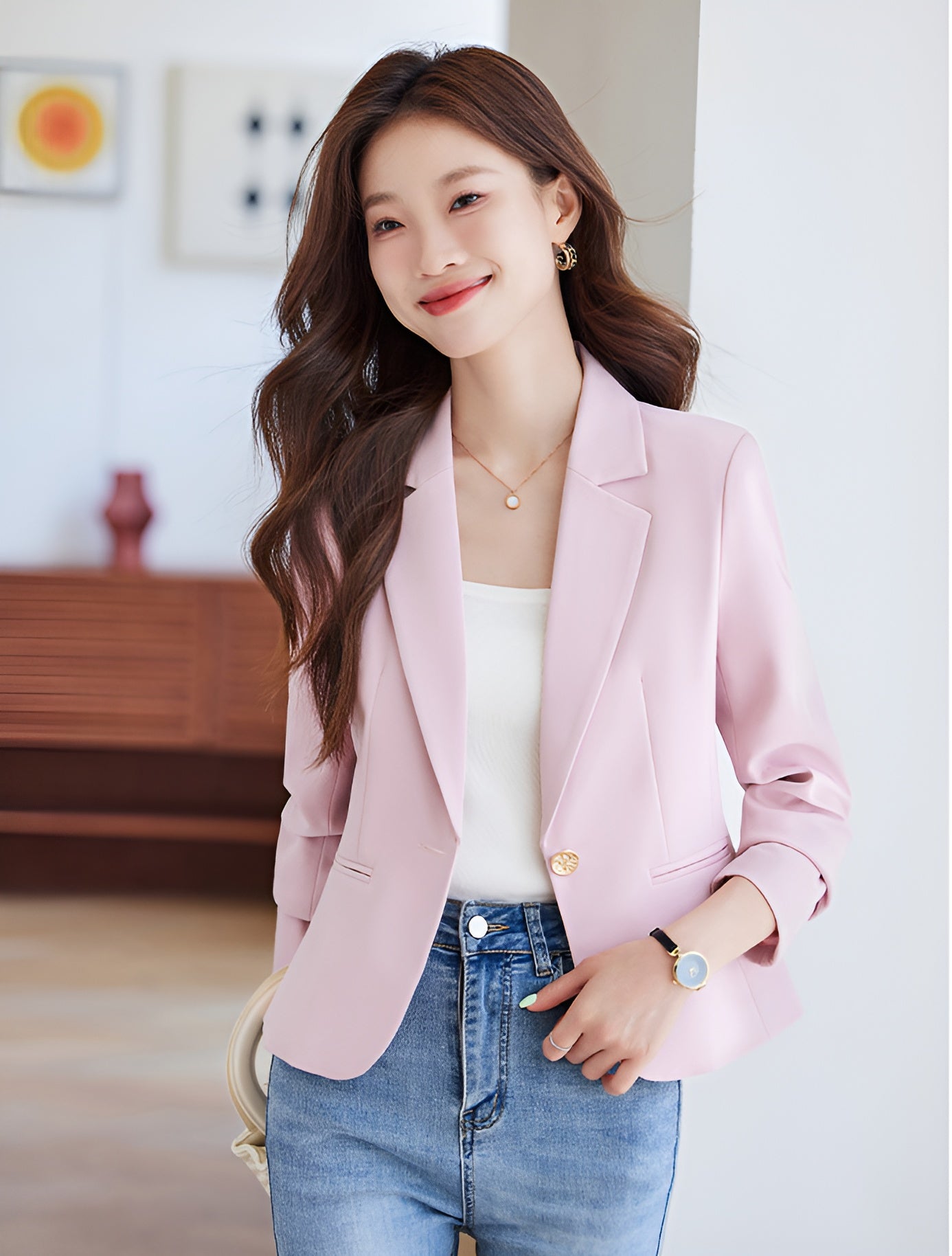 High-end Fashion Short Suit Jacket For Women