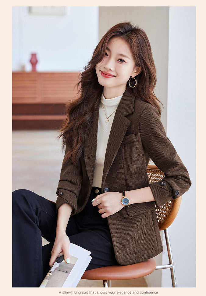 Niche Korean Style Short Suit Jacket For Women