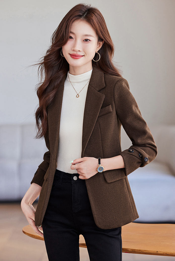 Niche Korean Style Short Suit Jacket For Women