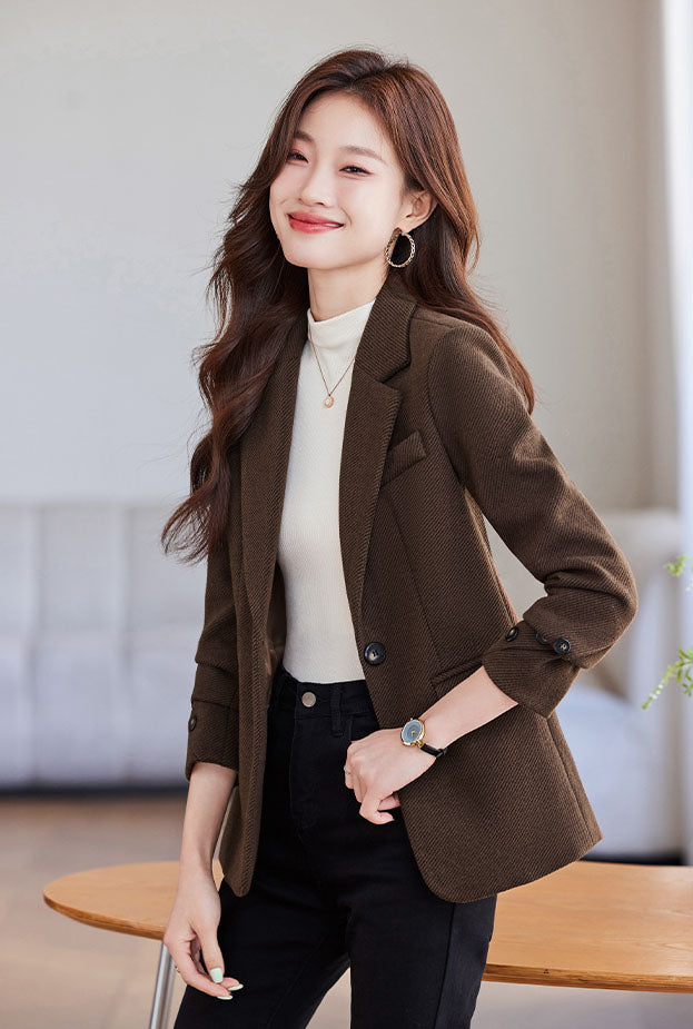 Niche Korean Style Short Suit Jacket For Women