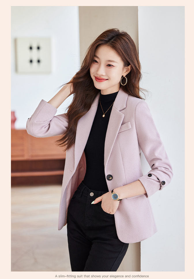 Niche Korean Style Short Suit Jacket For Women