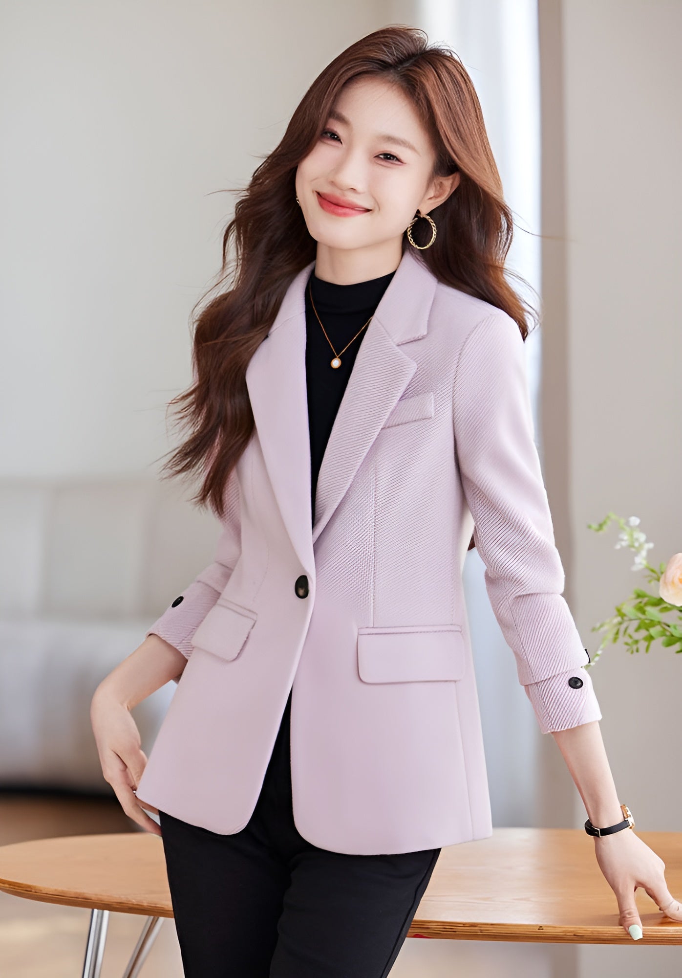 Niche Korean Style Short Suit Jacket For Women