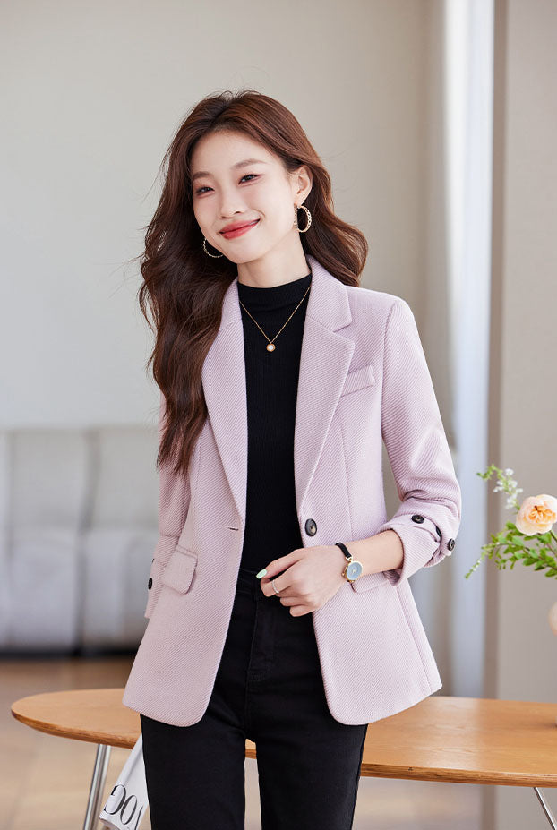 Niche Korean Style Short Suit Jacket For Women