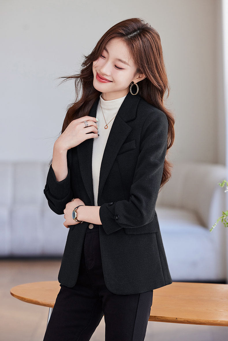 Niche Korean Style Short Suit Jacket For Women