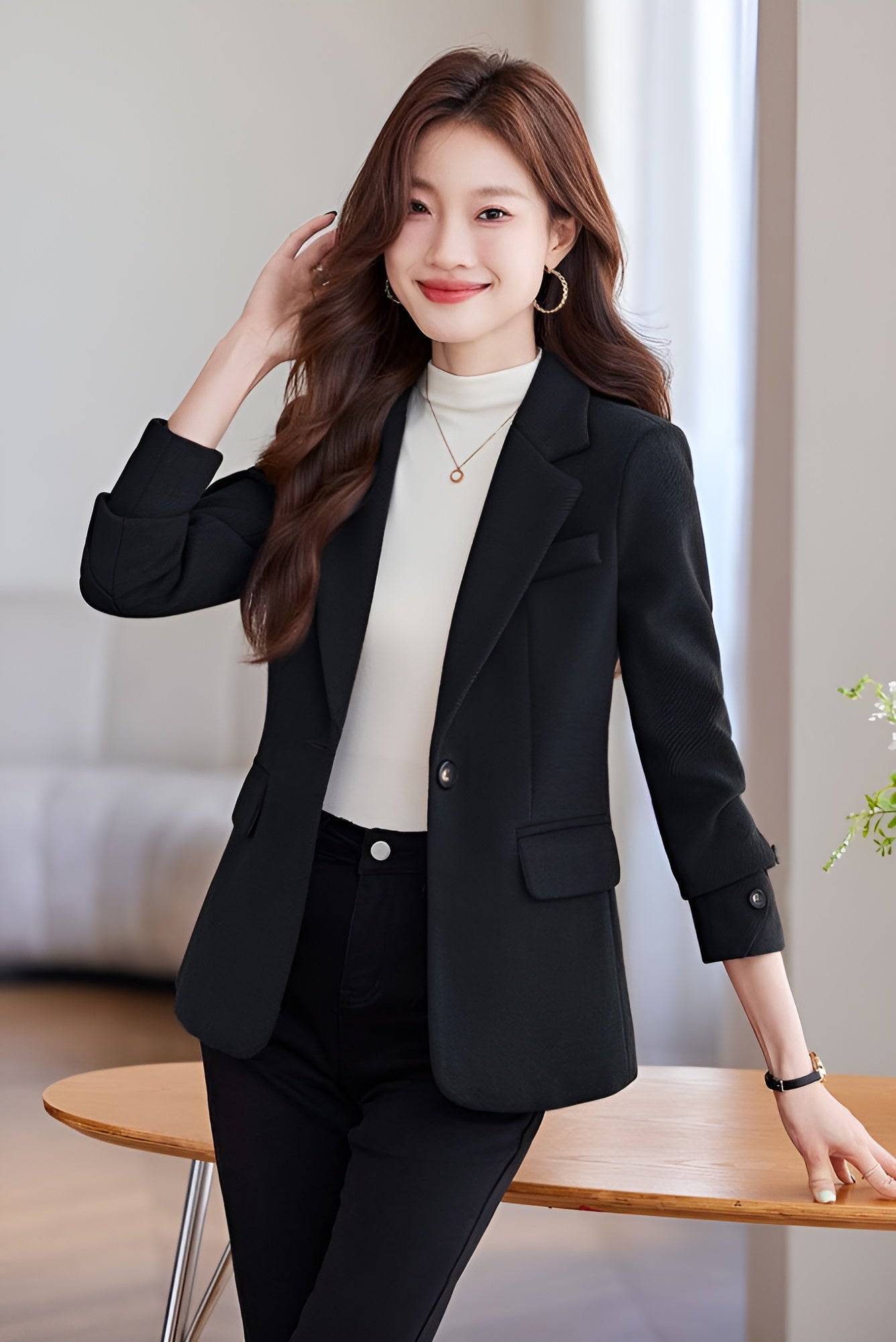 Niche Korean Style Short Suit Jacket For Women