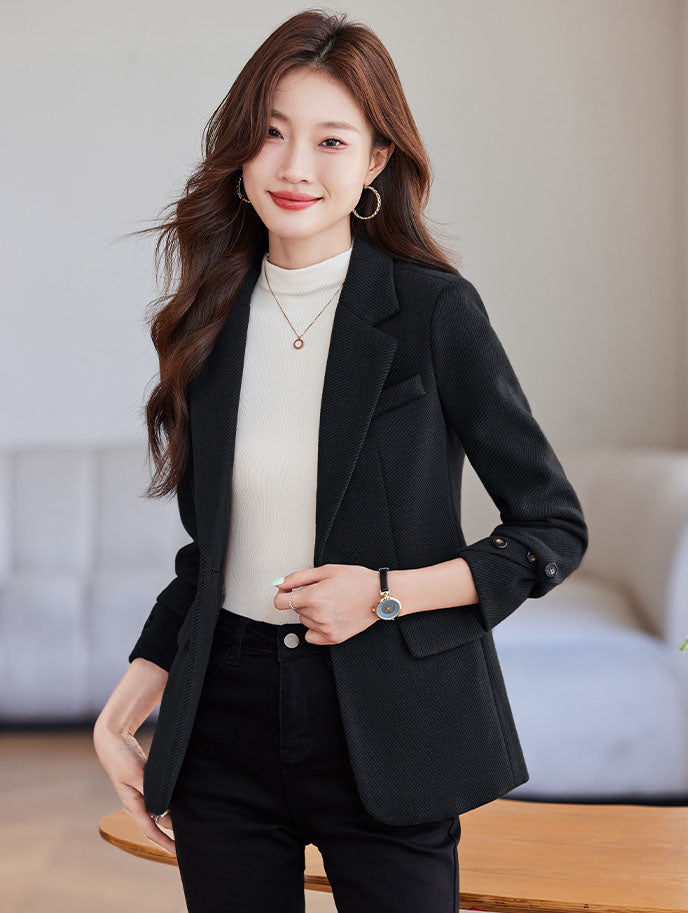 Niche Korean Style Short Suit Jacket For Women