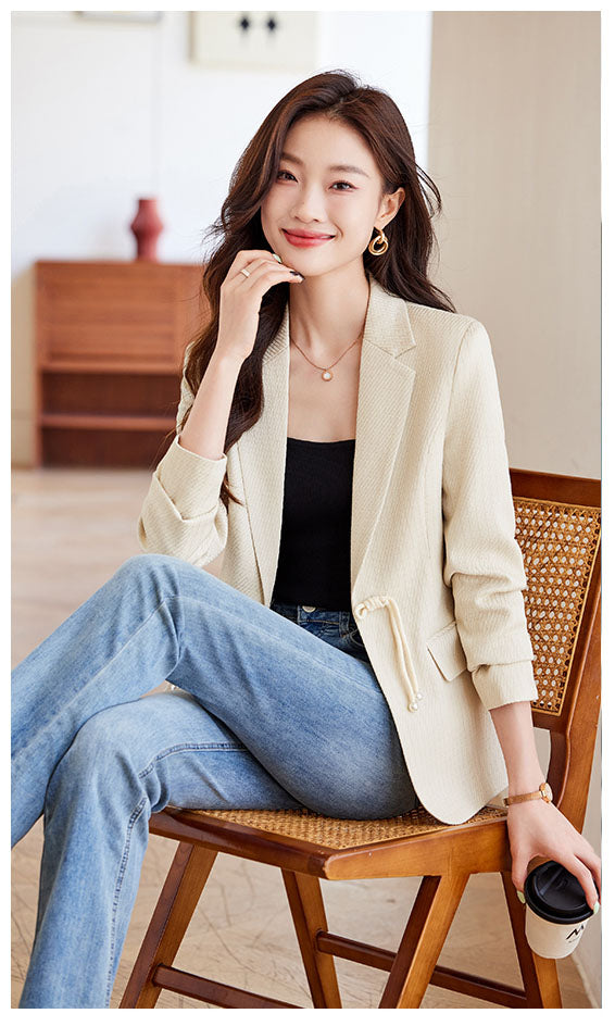 Korean Style Suit Jacket For Women