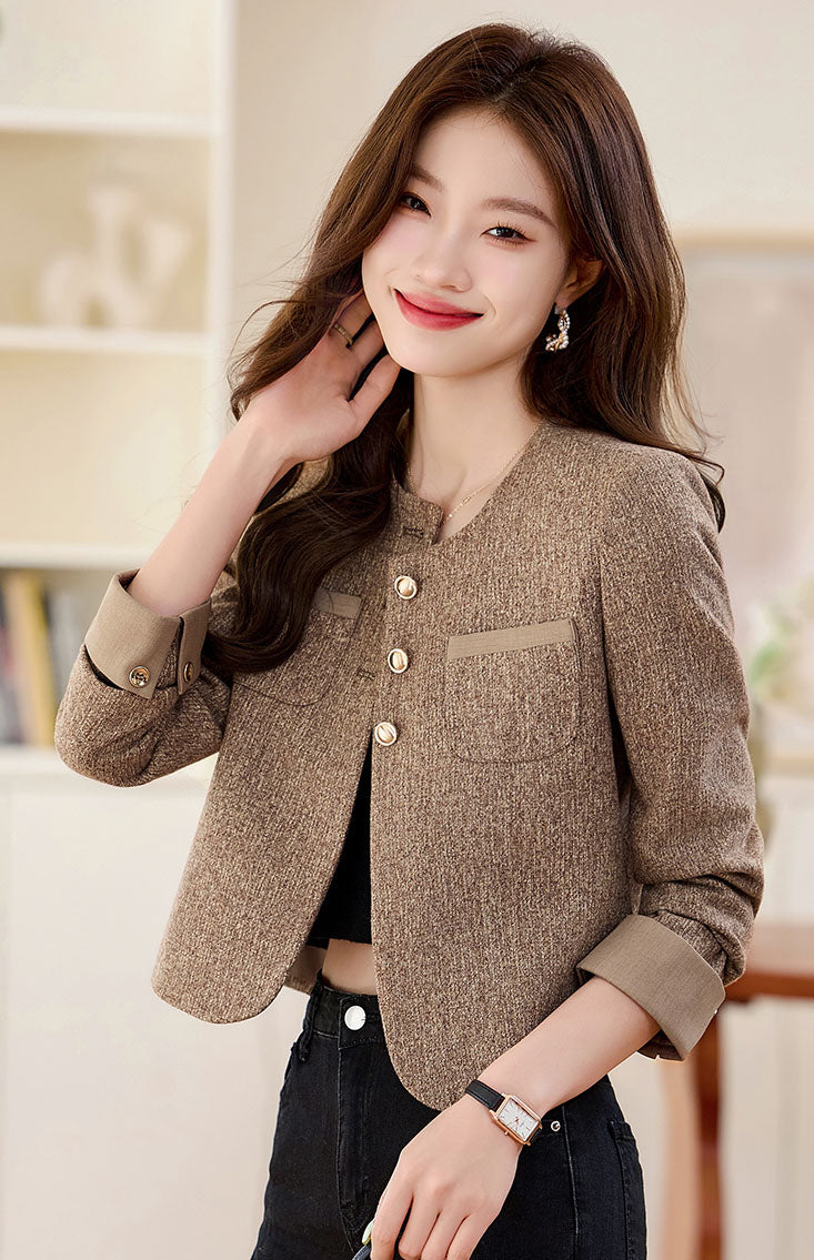 Autumn Goddess Style Short Women's Jacket