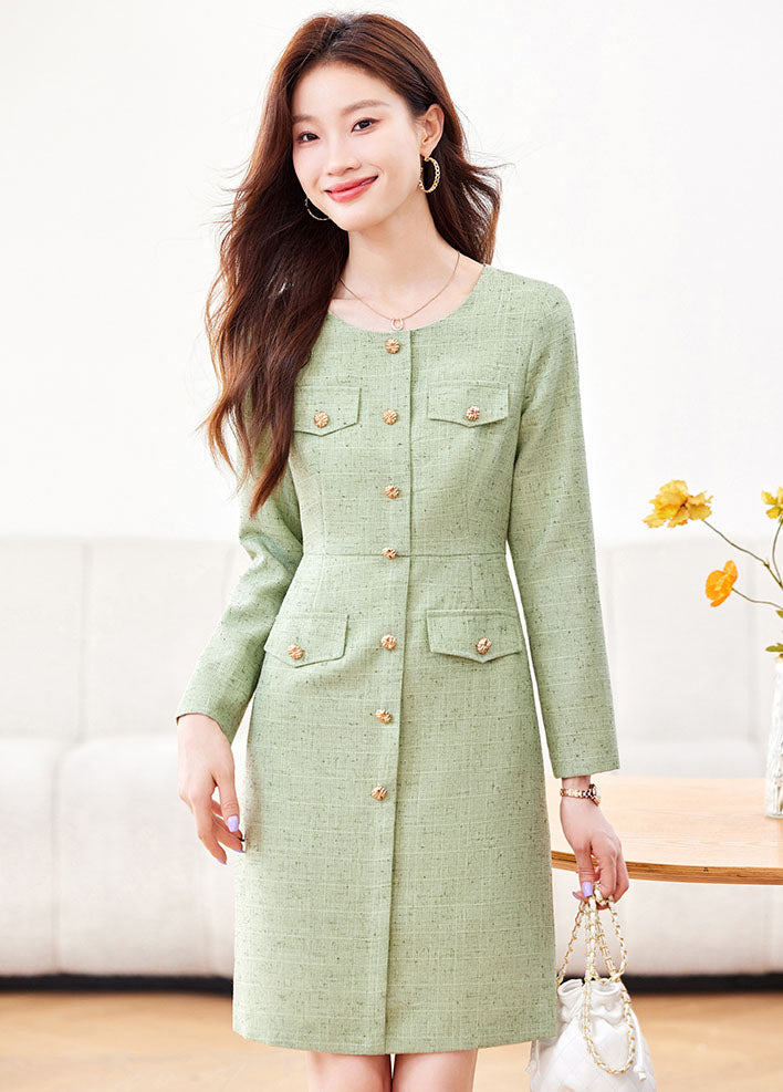 Long-sleeve Elegant Dress