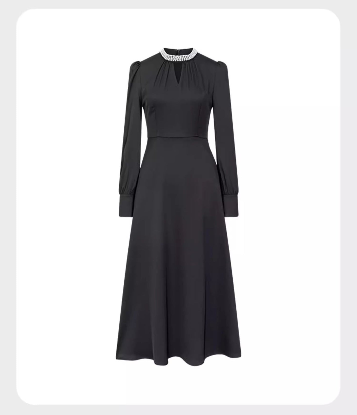 Black Exquisite Hepburn Dress