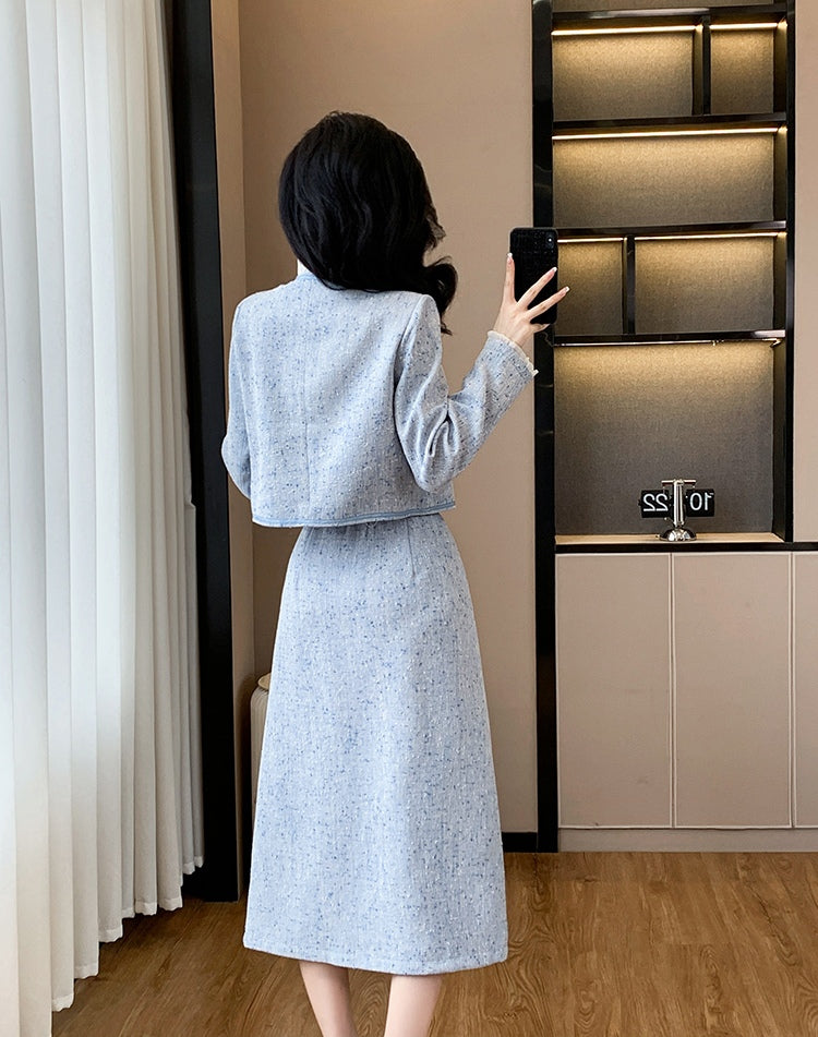 Legend of the Blue Sea Jacket + Skirt Two Pieces Set