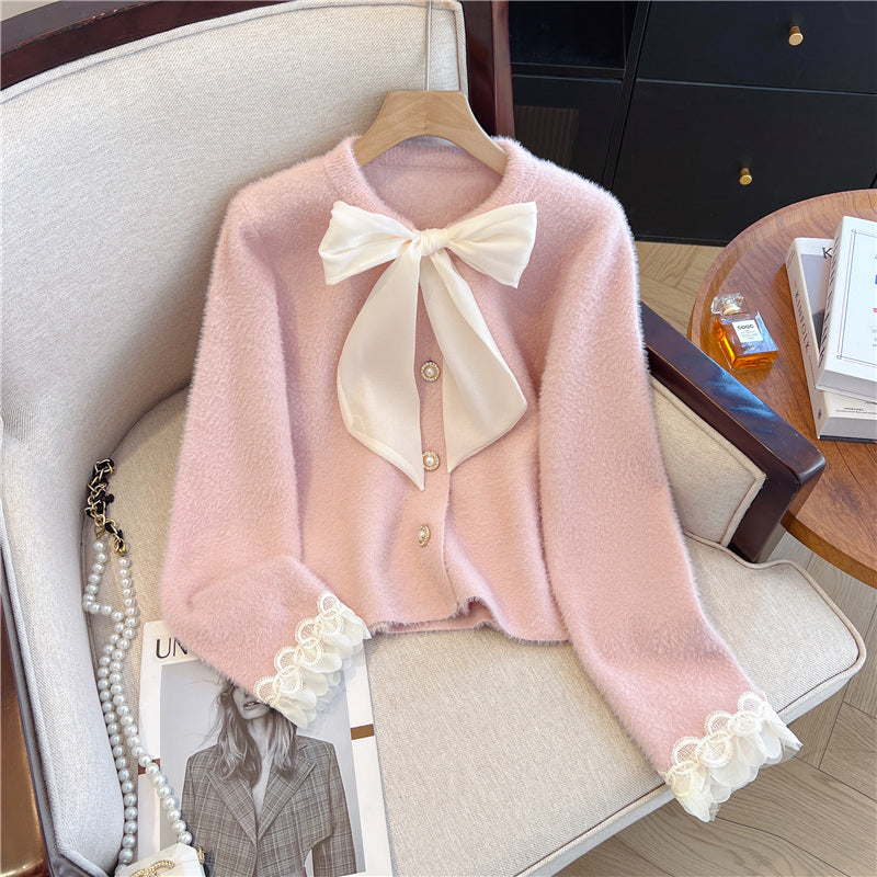 Bow-knot Women's Cardigan