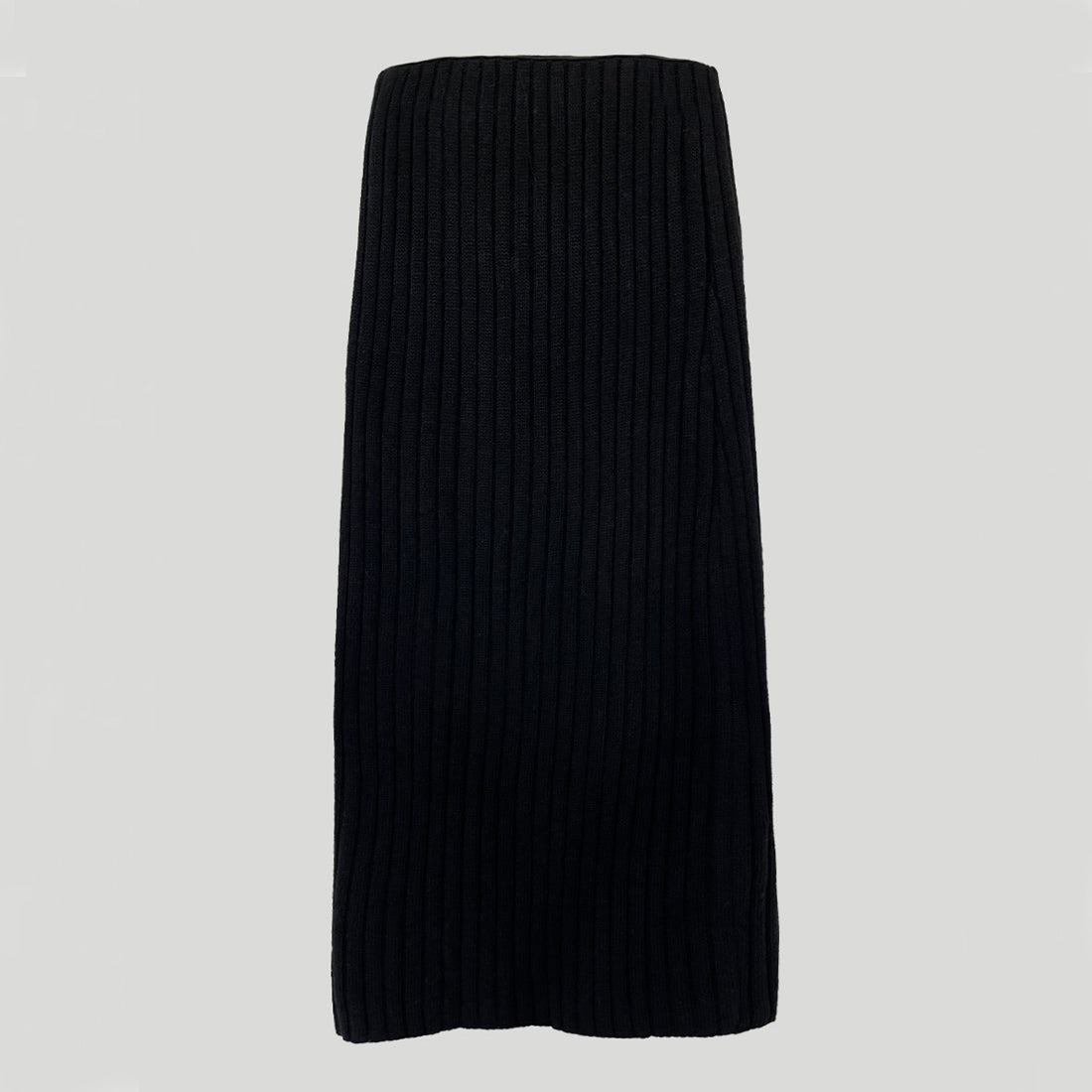 Medium Length Knitted Skirt