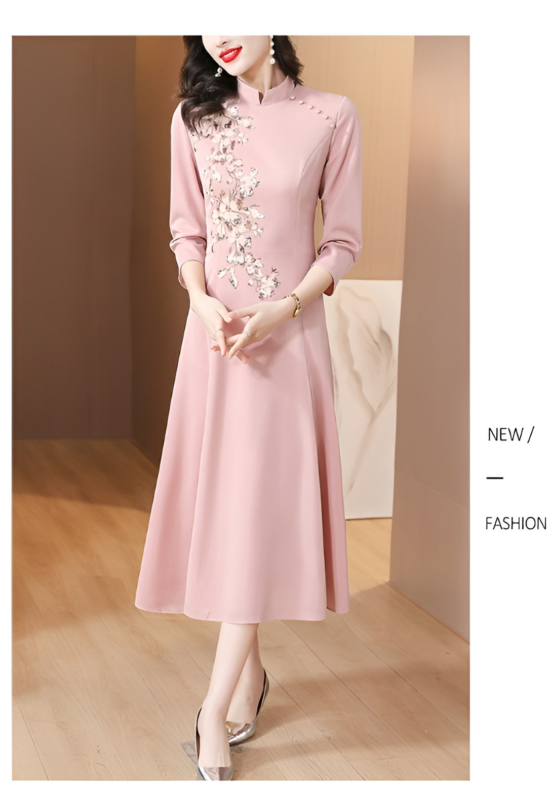 Elegant Cheongsam Banquet Dress