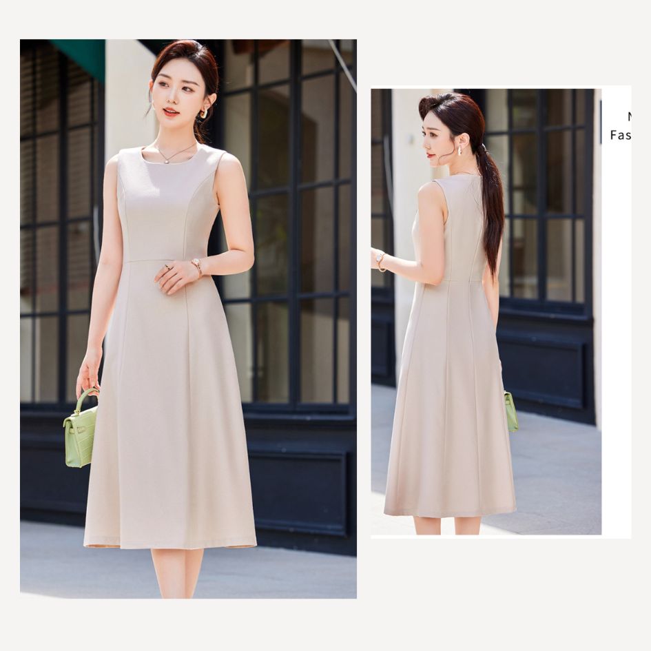 Goddess Style OL Mid-length Professional Dress