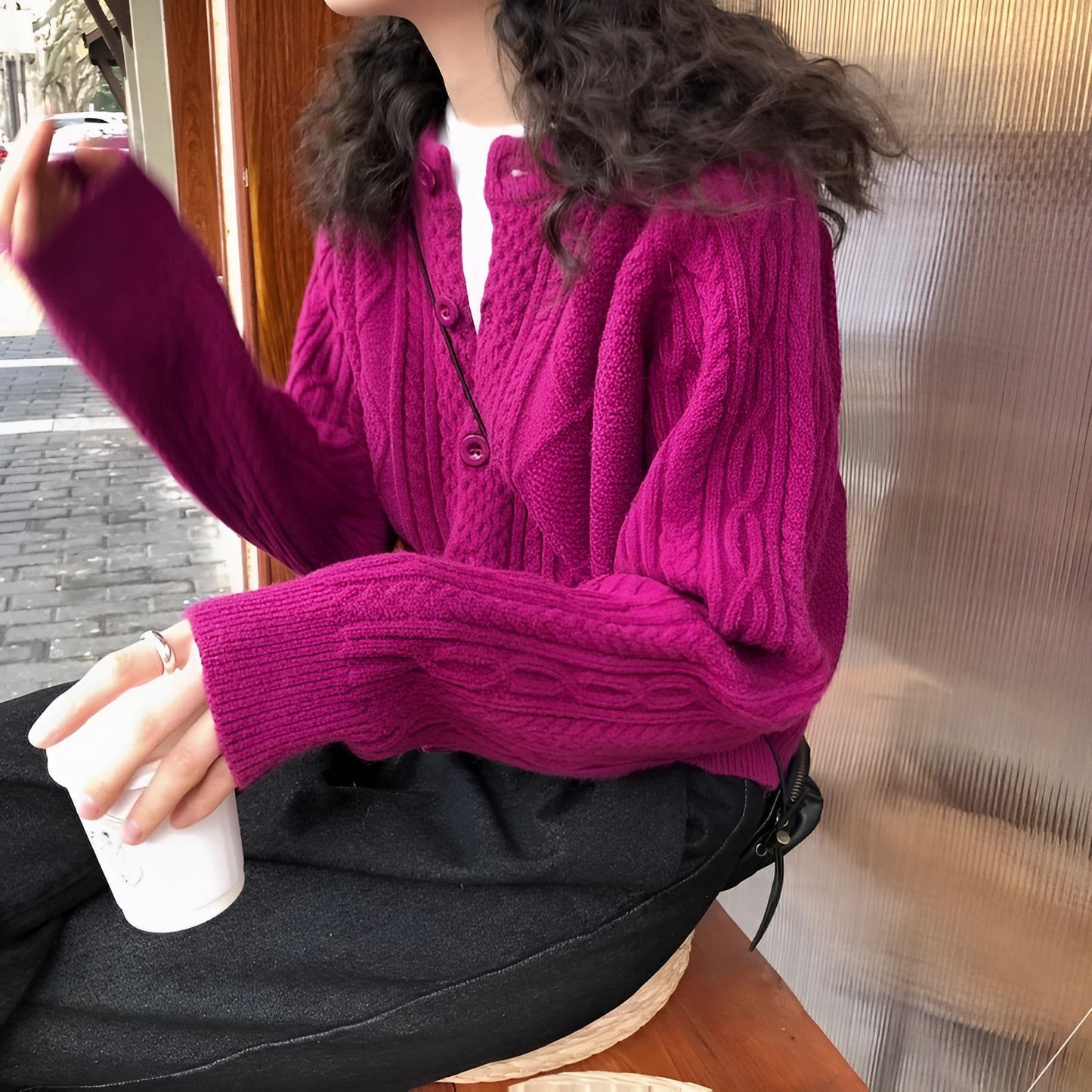 Knitted Women's Loose Sweater