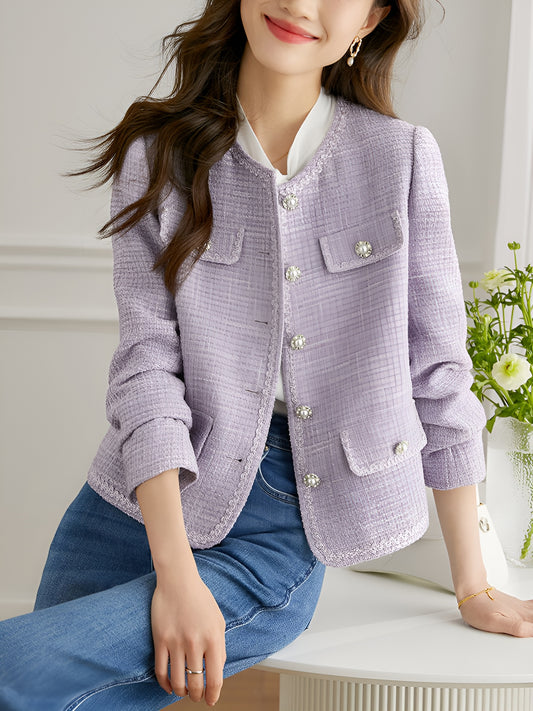 Lavender Women's Tweed Jacket