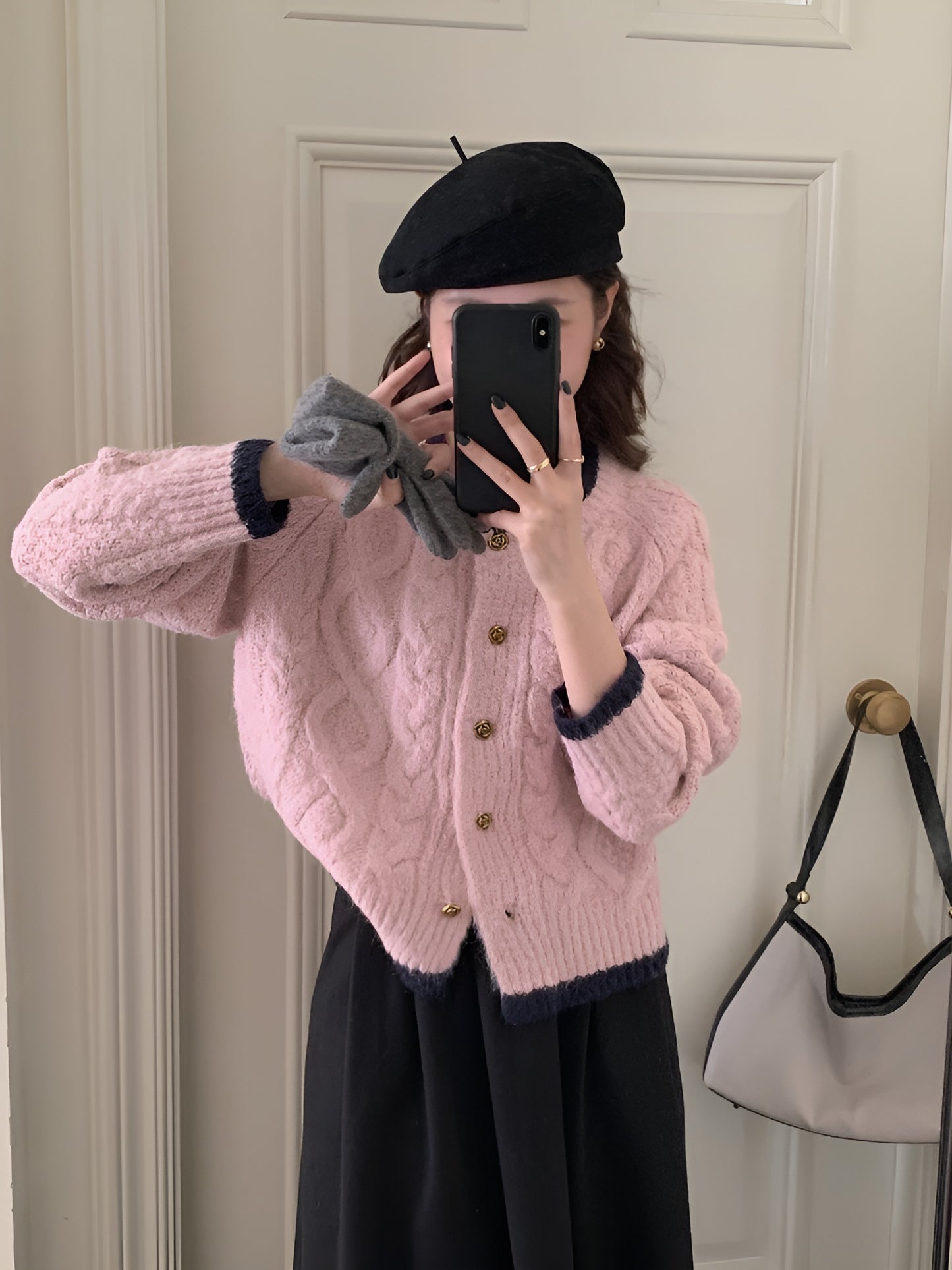 Lazy Style Gentle Knitted Women's Cardigan