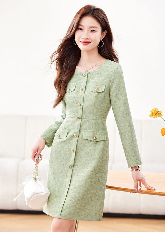 Long-sleeve Elegant Dress