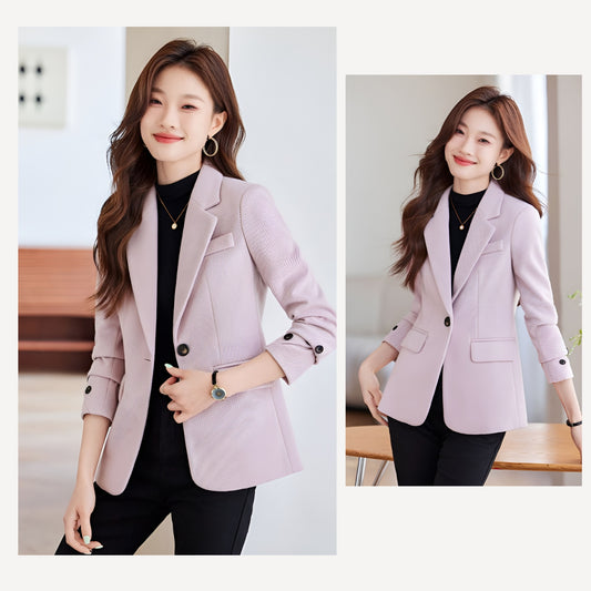 Niche Korean Style Short Suit Jacket For Women